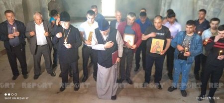 Hadrutdakı İoan məbədində ermənilərin dağıdıb gizlətdiyi qədim qəbir daşları aşkarlanıb