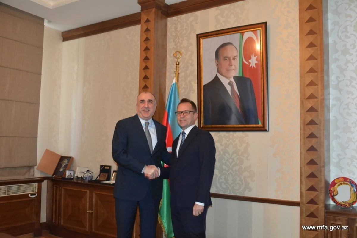 Azərbaycanın XİN başçısı Norveç səfirini diplomatik fəaliyyətinin başa çatması münasibətilə qəbul edib
