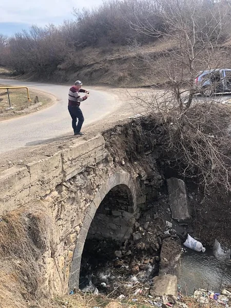 Azərbaycanlıların yaşadığı kəndin körpüsü qəzalı vəziyyətdədir
