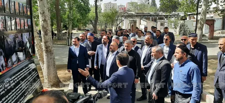 Gürcüstanın din xadimləri Gəncədə səfərdədirlər