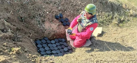 Cəbhə boyu ərazilərdə 216 partlamamış hərbi sursat aşkarlanıb