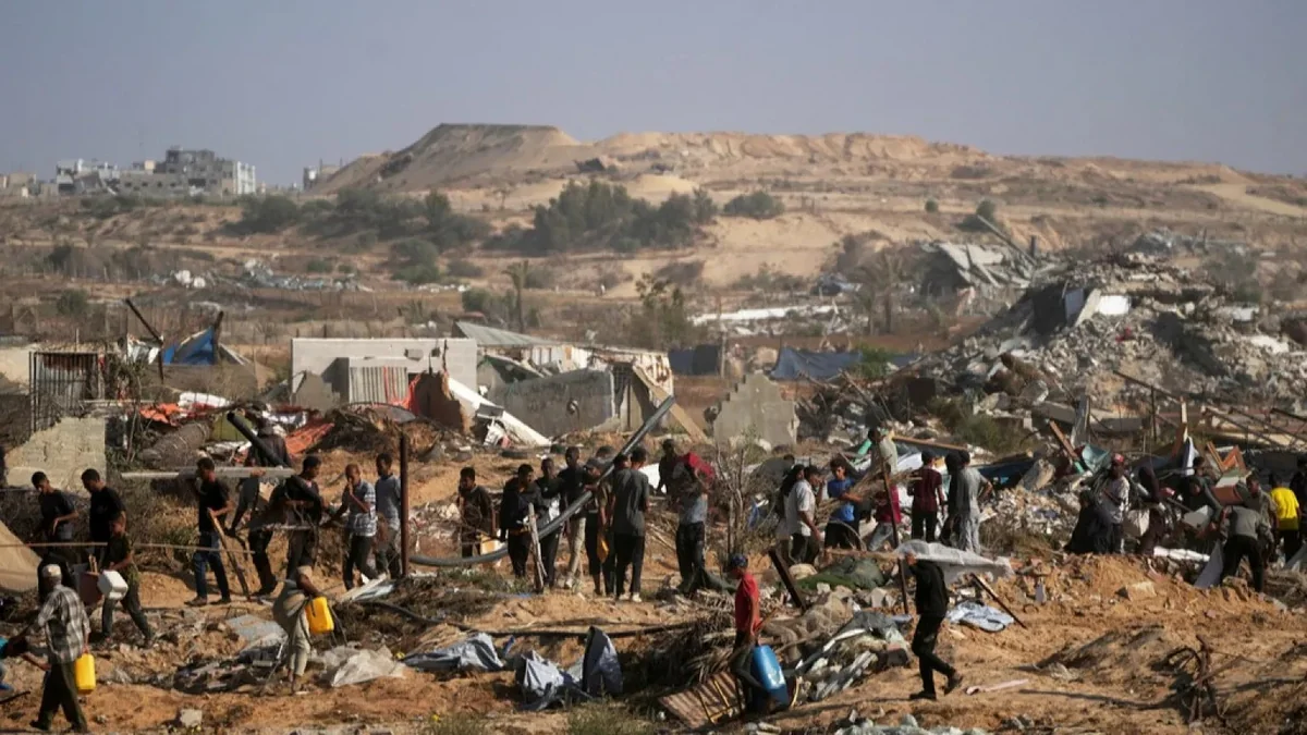 Rəfahda humanitar yardım məntəqəsinə gedən onlarla fələstinli öldürülüb