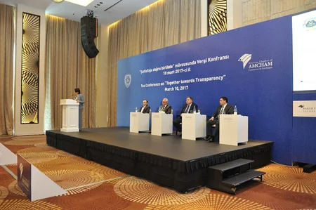 Vergilər naziri AmChamın üzvləri ilə görüşüb