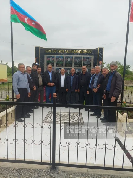 Tərtərdə şəhidlərin xatirəsinə bulaq abidə kompleksi inşa edilib