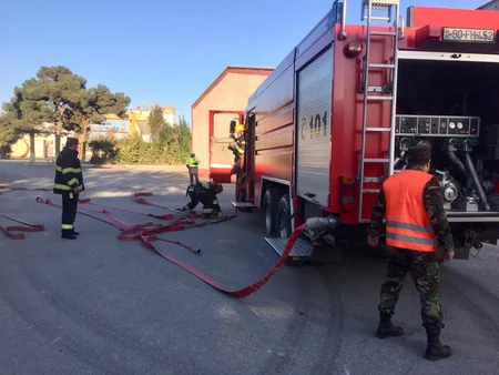 FHN Bakı metrosunda yanğın təlimi keçirib