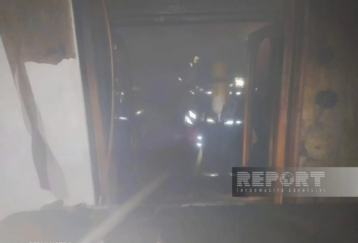 Naxçıvanda fərdi yaşayış evində baş verən yanğın söndürülüb