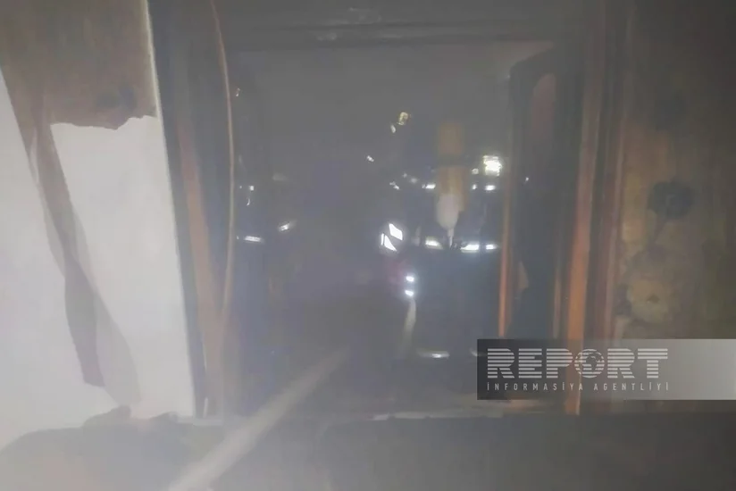 Naxçıvanda fərdi yaşayış evində baş verən yanğın söndürülüb