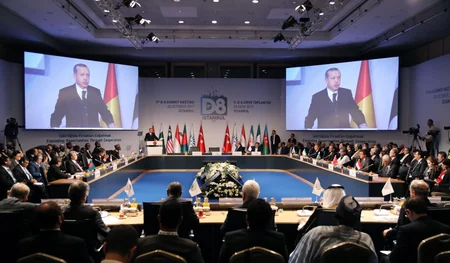 Istanbul hosts D-8 Summit with participation of Ilham Aliyev and Erdoğan - PHOTO