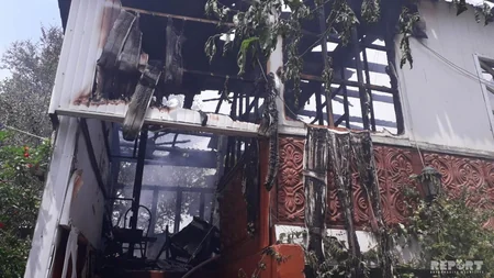 Kürdəmirdə fərdi yaşayış evi yanıb - FOTO