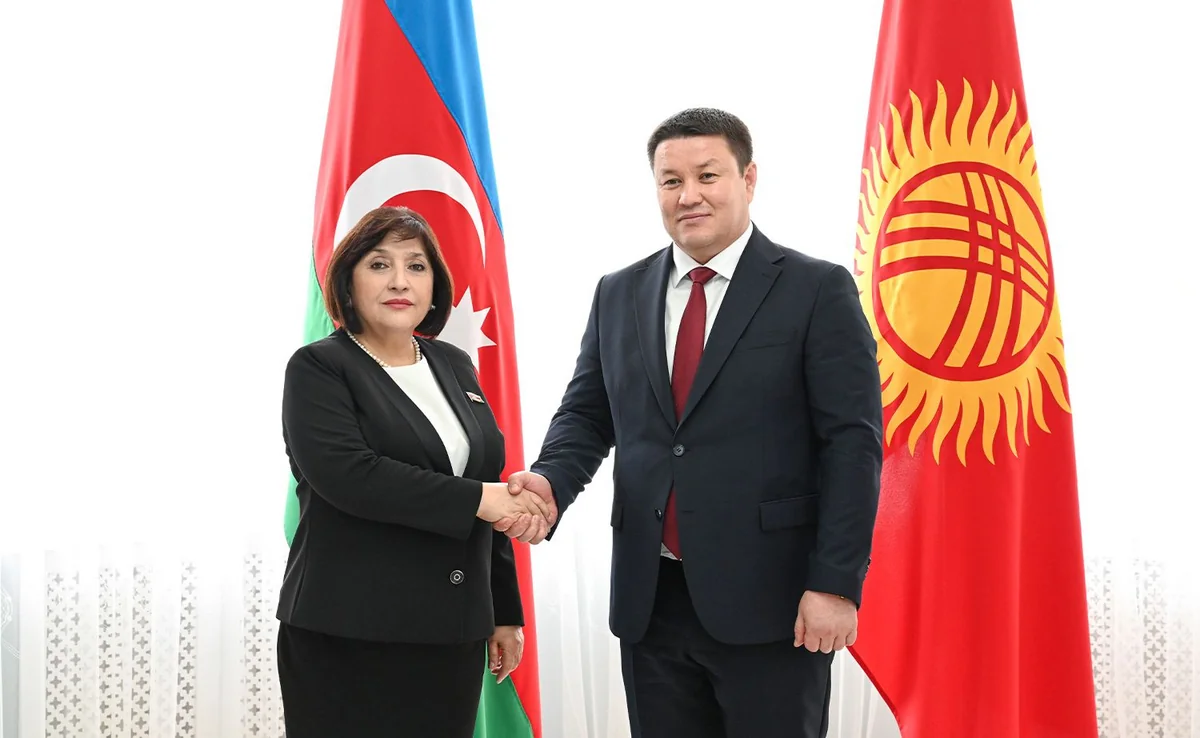 Sahibə Qafarova Qırğızıstan Joqorku Keneşinin sədri  ilə görüşüb