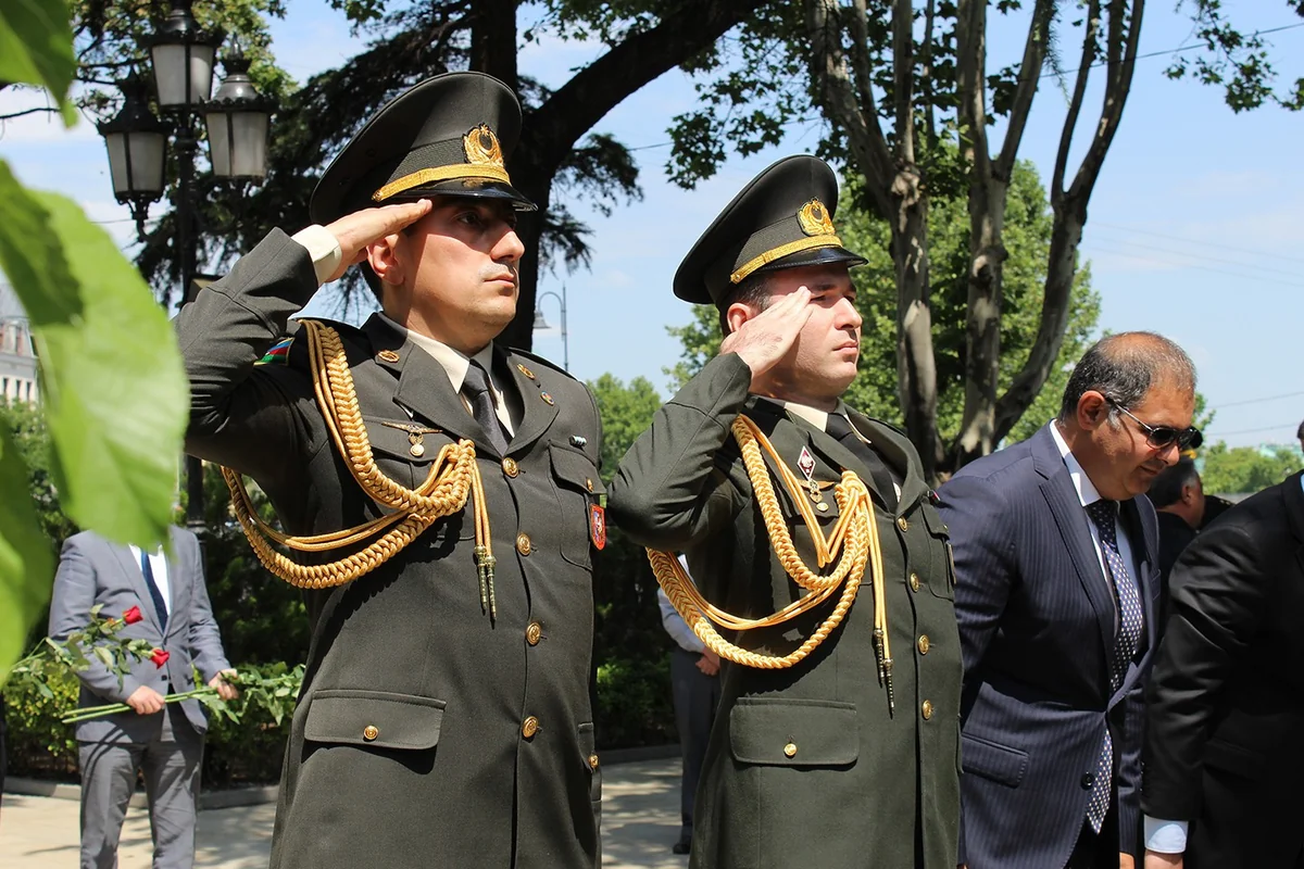 Tbilisidə Azərbaycan Silahlı Qüvvələr Günü qeyd olunub
