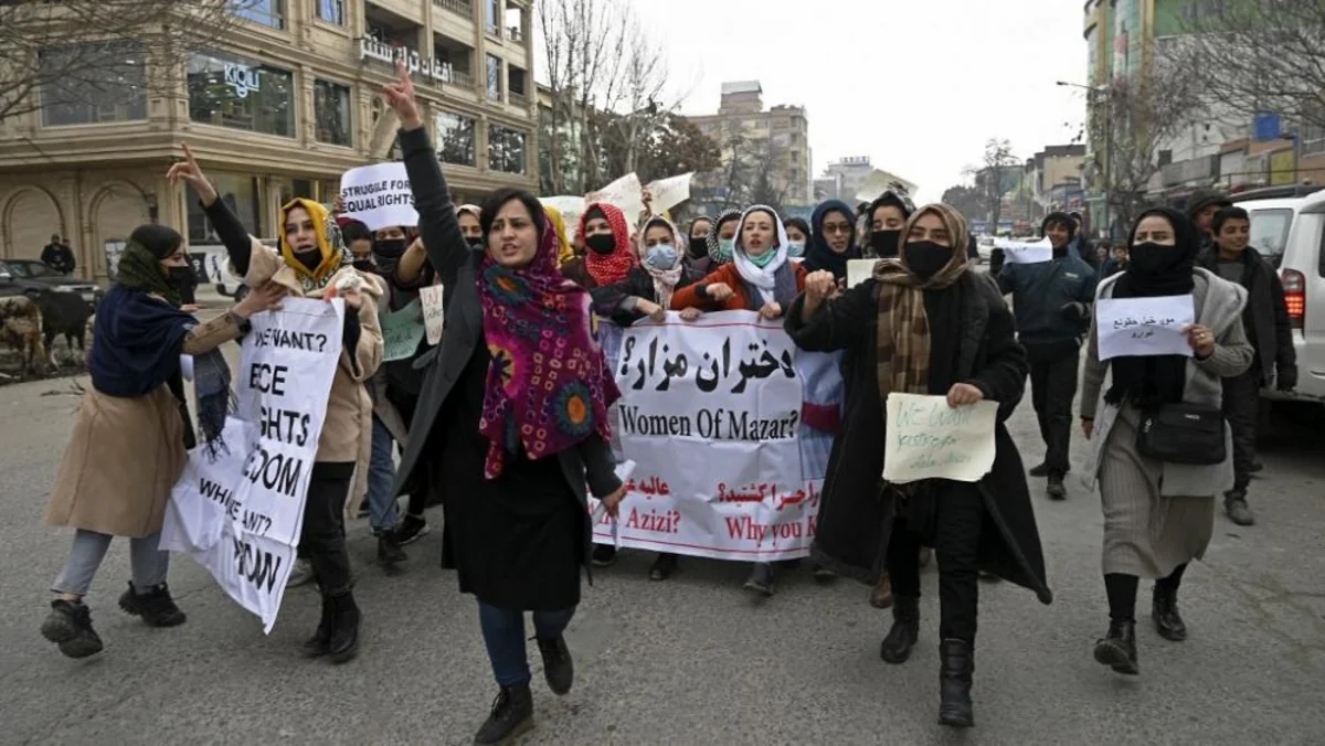 Əfqanıstanda Taliban əleyhinə etiraz aksiyası keçirilib