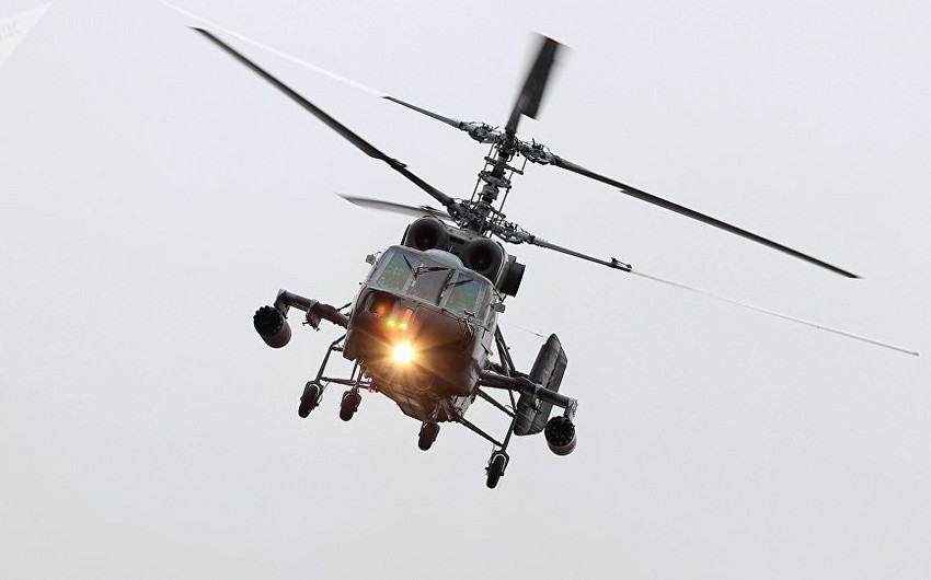 Rusiyada helikopter qəzaya uğrayıb