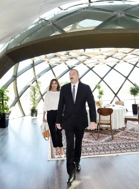 Azərbaycanın “Milan Ekspo 2015” sərgisindəki milli pavilyonu Dənizkənarı Milli Parkda yenidən qurulub
