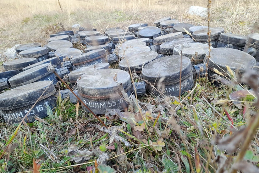 452 mines buried by Armenians in Dashkasan neutralized