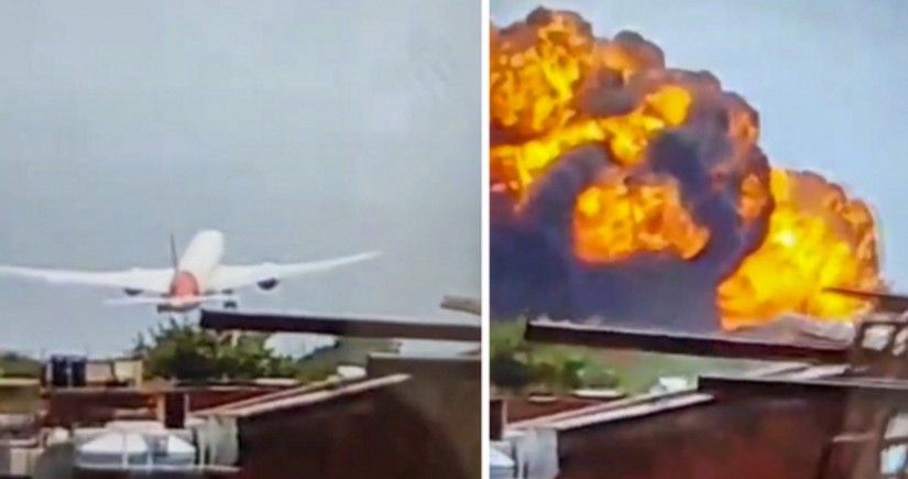 Hindistanda “Boeing” təyyarəsinin qəzaya uğradığı yerdə 60 nəfərin meyiti tapılıb