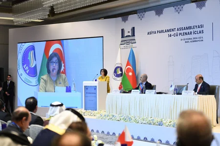 Bakıda Asiya Parlament Assambleyasının 14-cü plenar sessiyasının ilk gününə yekun vurulub - YENİLƏNİB
