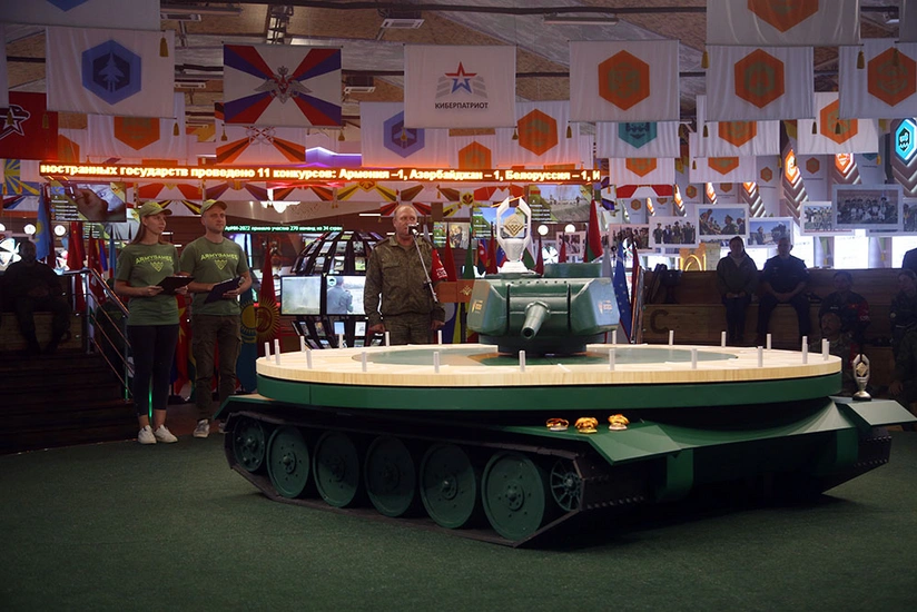 Drawing procedure for semifinal stage of “Tank Biathlon” contest held