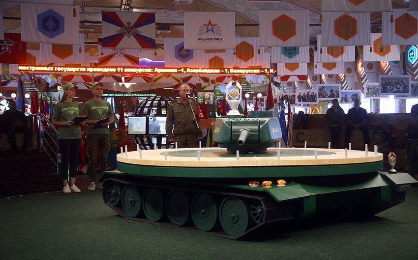 Drawing procedure for semifinal stage of “Tank Biathlon” contest held
