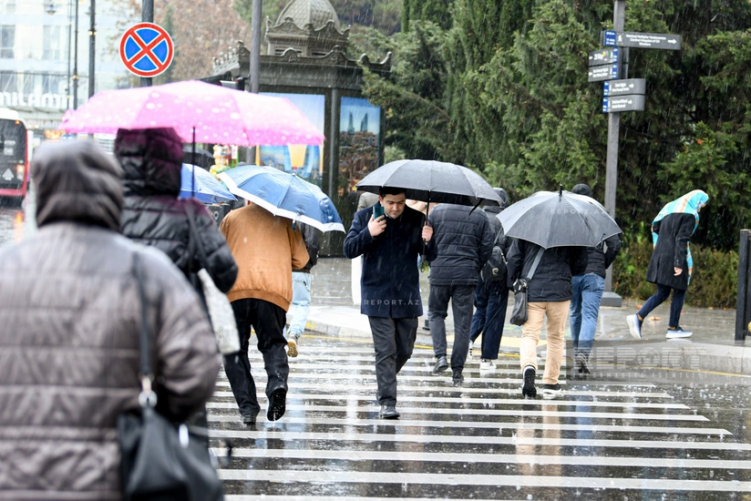 Yağışlı Bakıdan FOTOREPORTAJ
