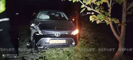 Qaxda BMT-nin xidməti avtomobili qəzaya düşüb, xəsarət alanlar var