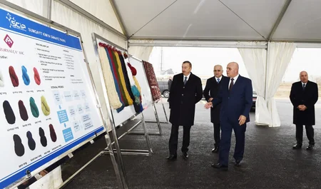 Azərbaycan Prezidenti Sumqayıt Kimya Sənaye Parkında olub