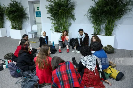 COP29-un dördüncü gününün ilk saatlarından - FOTOREPORTAJ
