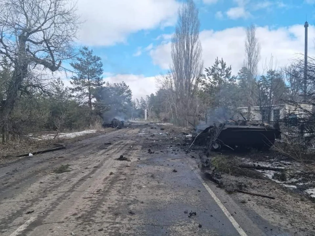 Российские военные покинули Николаевскую область Украины