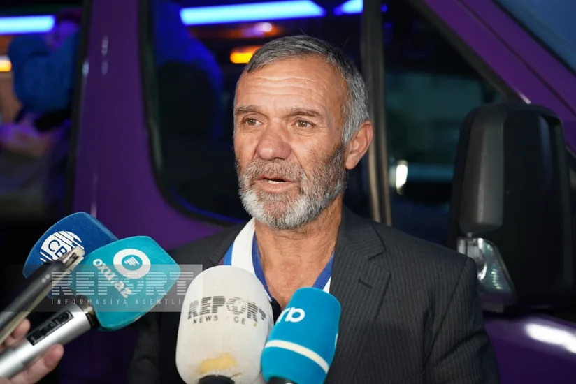 Yurduna qayıdan Füzuli sakini: “35 yaşında köçkün düşdüyüm yurduma 65 yaşında qayıdıram”