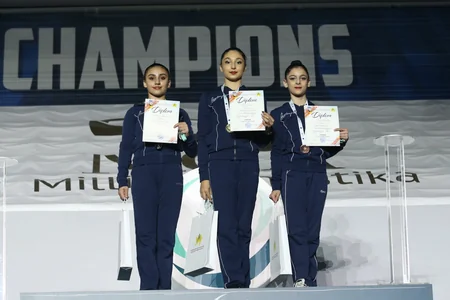 Bədii gimnastika üzrə Azərbaycan çempionatına yekun vurulub