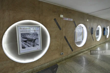 Bakı metrosunun 55 illiyinə həsr olunmuş sərgi açılıb