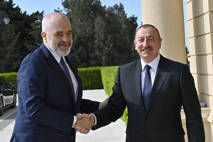 Президент Азербайджана принял премьер-министра Албании