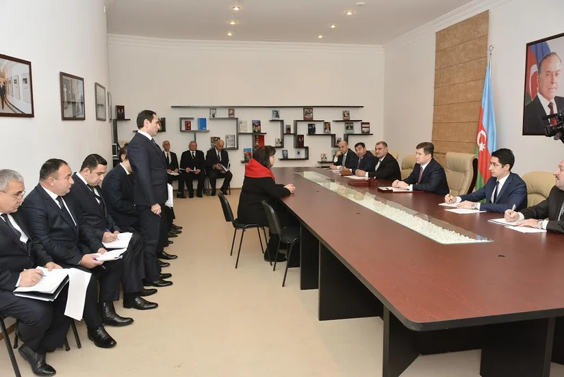 Əmlak Məsələləri Dövlət Komitəsinin sədri Göyçayda vətəndaşları qəbul edib