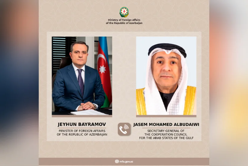 Глава МИД Азербайджана провел телефонный разговор с генсеком Совета сотрудничества стран Персидского залива