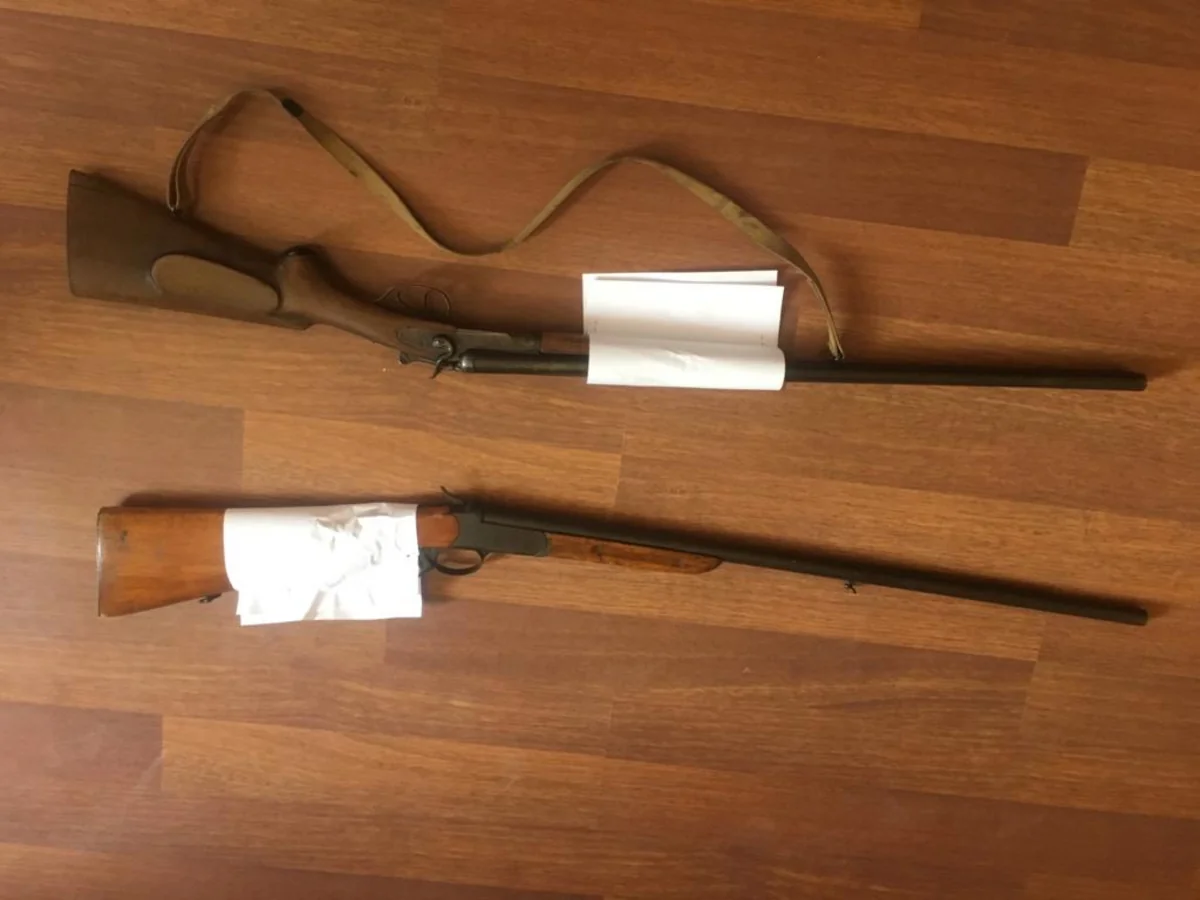 Samux sakinlərində silah aşkarlandı