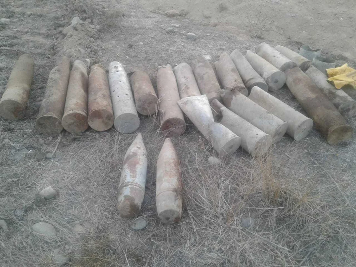 Beyləqanda 2 ədəd top mərməsi aşkar edilib