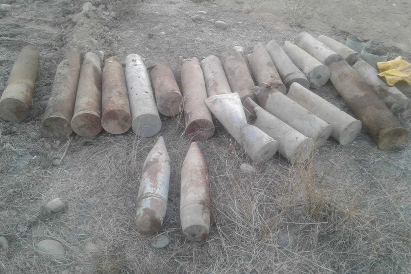 Beyləqanda 2 ədəd top mərməsi aşkar edilib