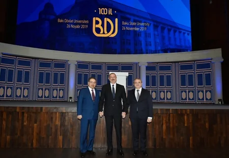 President Ilham Aliyev attended ceremony to mark 100th anniversary of Baku State University
