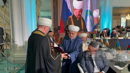 Шейх-уль-ислам поблагодарил председателя Совета муфтиев РФ за поддержку в 44-дневной войне