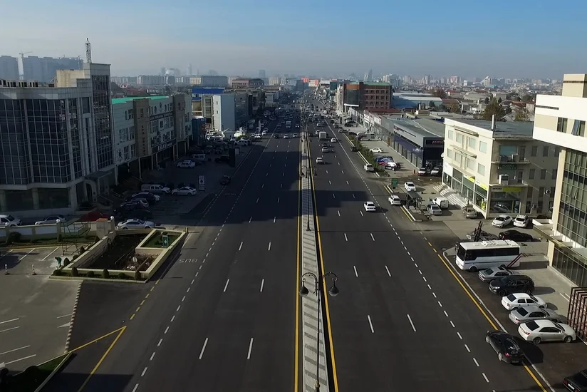 Bakının Babək prospektinin yenidən qurulması yekunlaşır