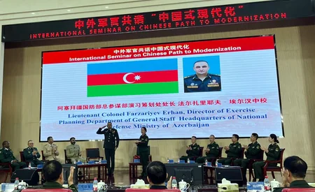 Azerbaijan Army’s serviceman awarded at international event in China