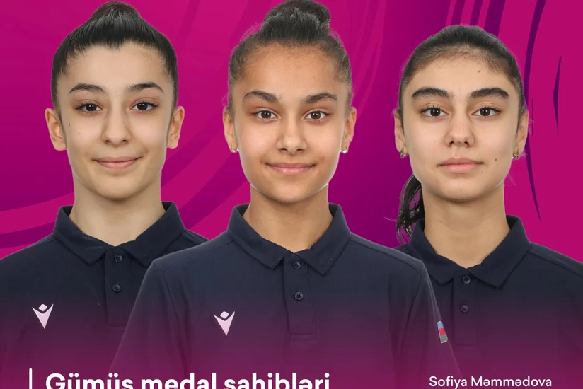 Azərbaycanın bədii gimnastları Rumıniyada gümüş medal qazanıblar