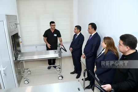 В Сабунчинском медцентре после капитального ремонта открылся операционный блок