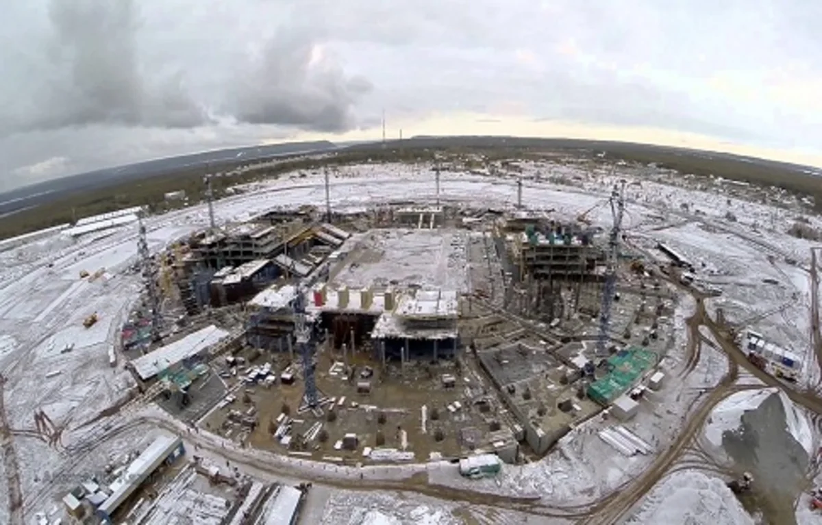Rusiyada DÇ-2018 üçün nəzərdə tutulan stadion ərazisində yanğın baş verib