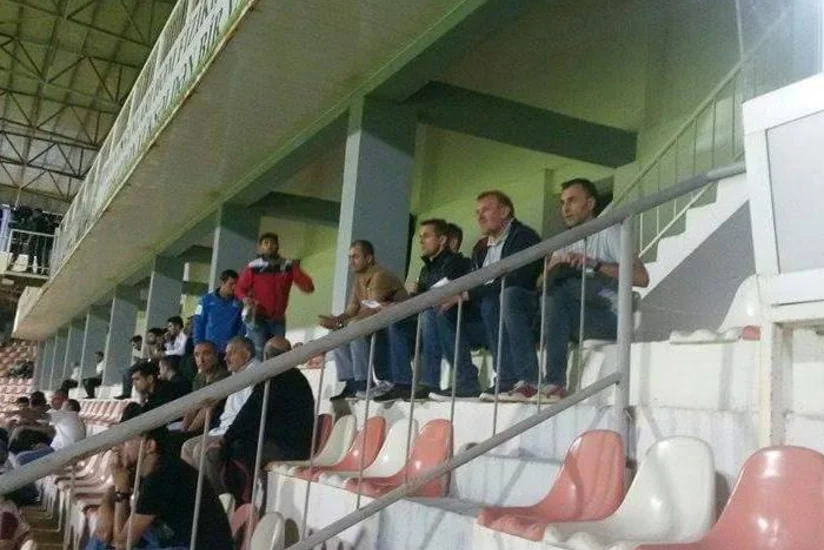 Milli komandanın baş məşqçisi Qarabağ - Zirə oyununu izləyir