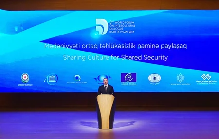 President Ilham Aliyev attended the opening of the 3rd World Forum on Intercultural Dialogue - PHOTOS