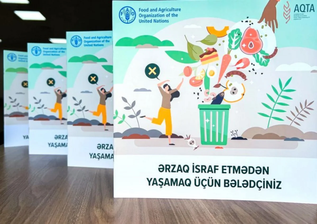 Ərzaq israf etmədən yaşamaq üçün bələdçiniz adlı kitabça çap olunub 