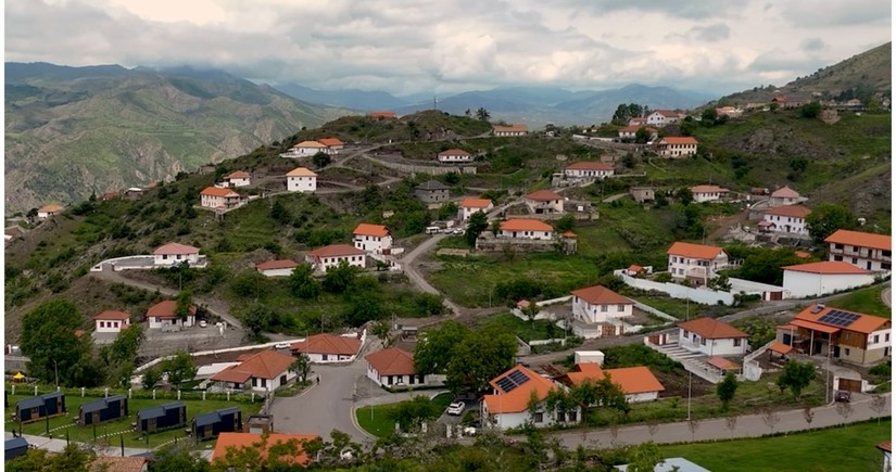 Members of diplomatic corps accredited in Azerbaijan view restoration work in Lachin