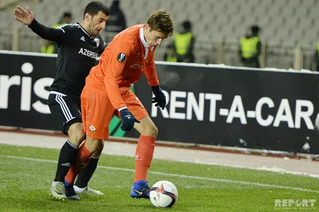 Qarabagın Fiorentina ilə başabaş mübarizəsi - FOTOREPORTAJ