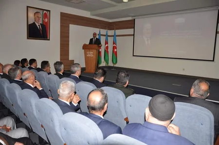 Biləsuvarda Heydər Əliyev İli çərçivəsində konfrans keçirilib